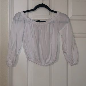 BRANDY MELVILLE white crop top
